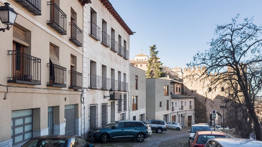 fachada, edificio, Puerta del Sol