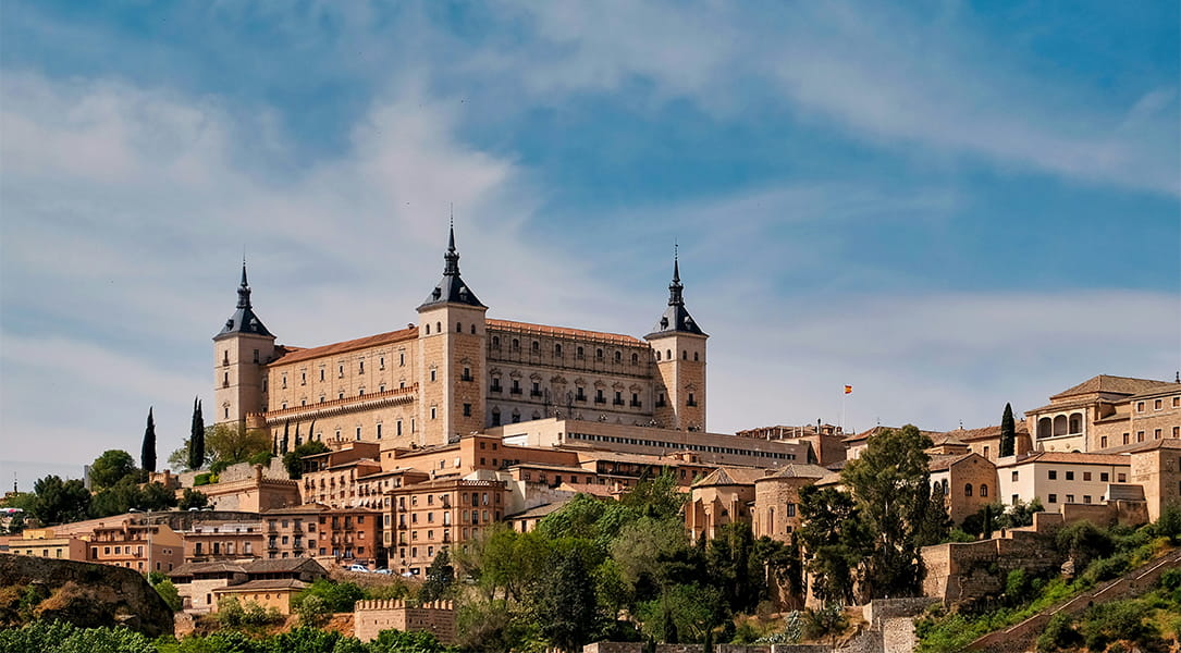 Vistas, Toledo, Alcázar, casco antiguo